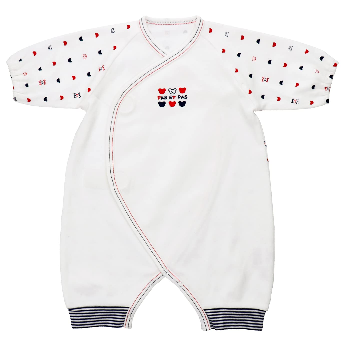 

Nursing Wear Tenjiku Tricolor Made in Japan [Baby Castle] 50-60