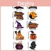 Festive Halloween Door Decoration With Bat Pumpkin Door Hanging Scene For