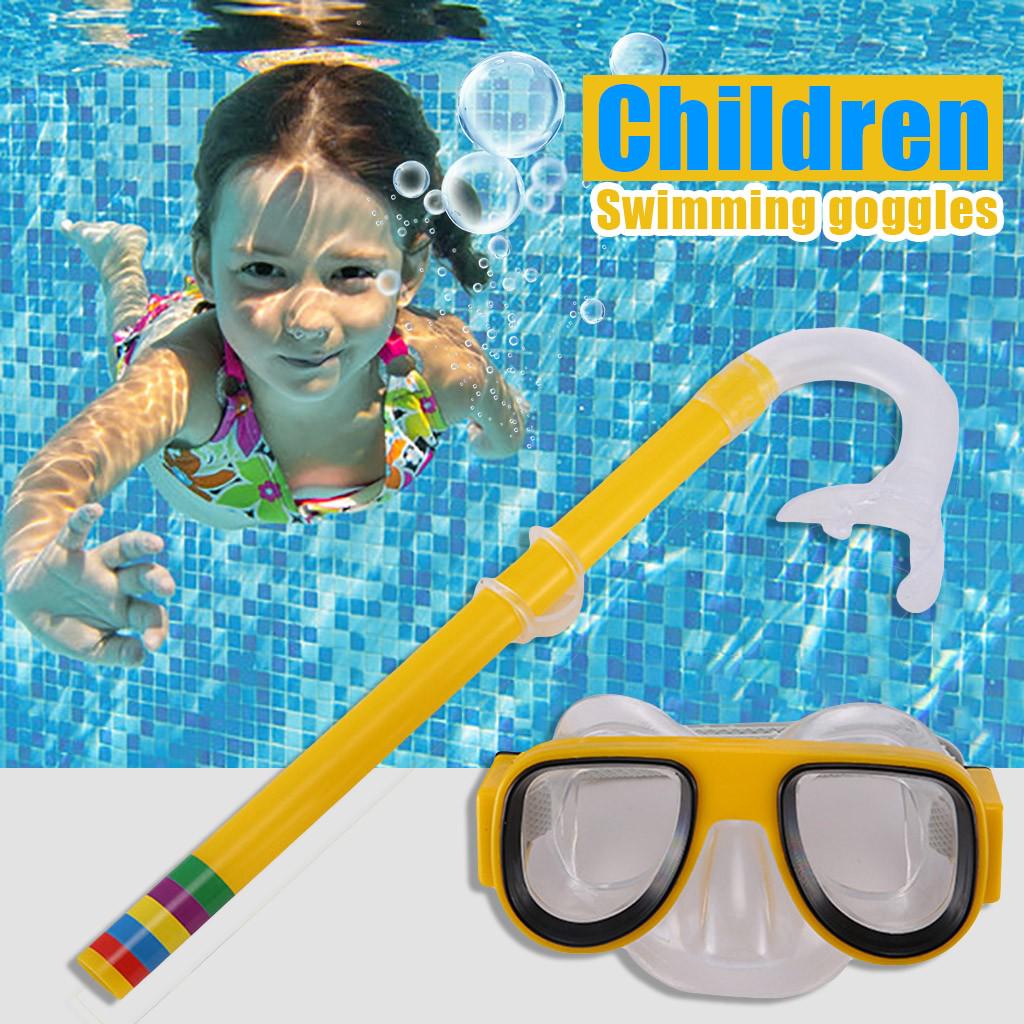 Swimming Electroplating Large Frame Anti-fog Silicone Swimming Goggles HD