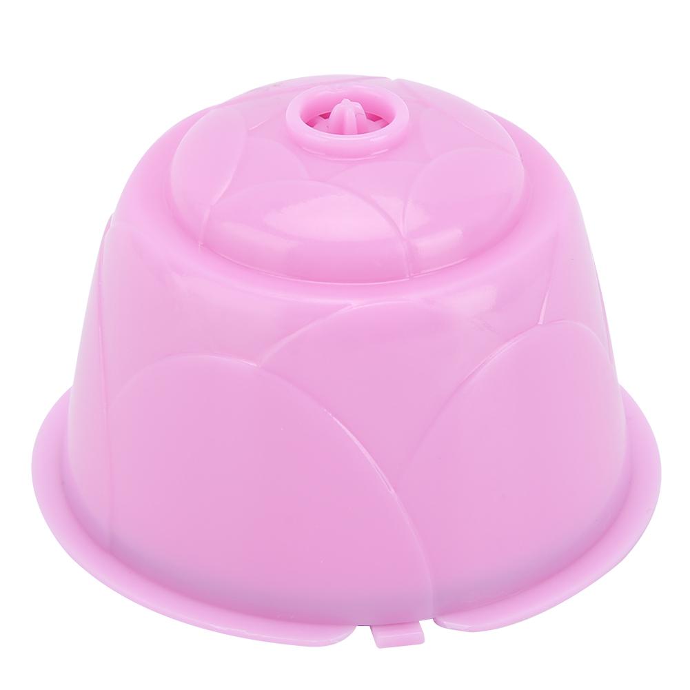 5Pcs Reusable Refillable Coffee Machine Capsule Cup Fit for DOLCE GUSTO Series Coffee MakerPurple