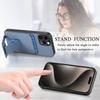 Minimalist iPhone 16/17 Pro Case with Card Slot and Multi-Angle Stand