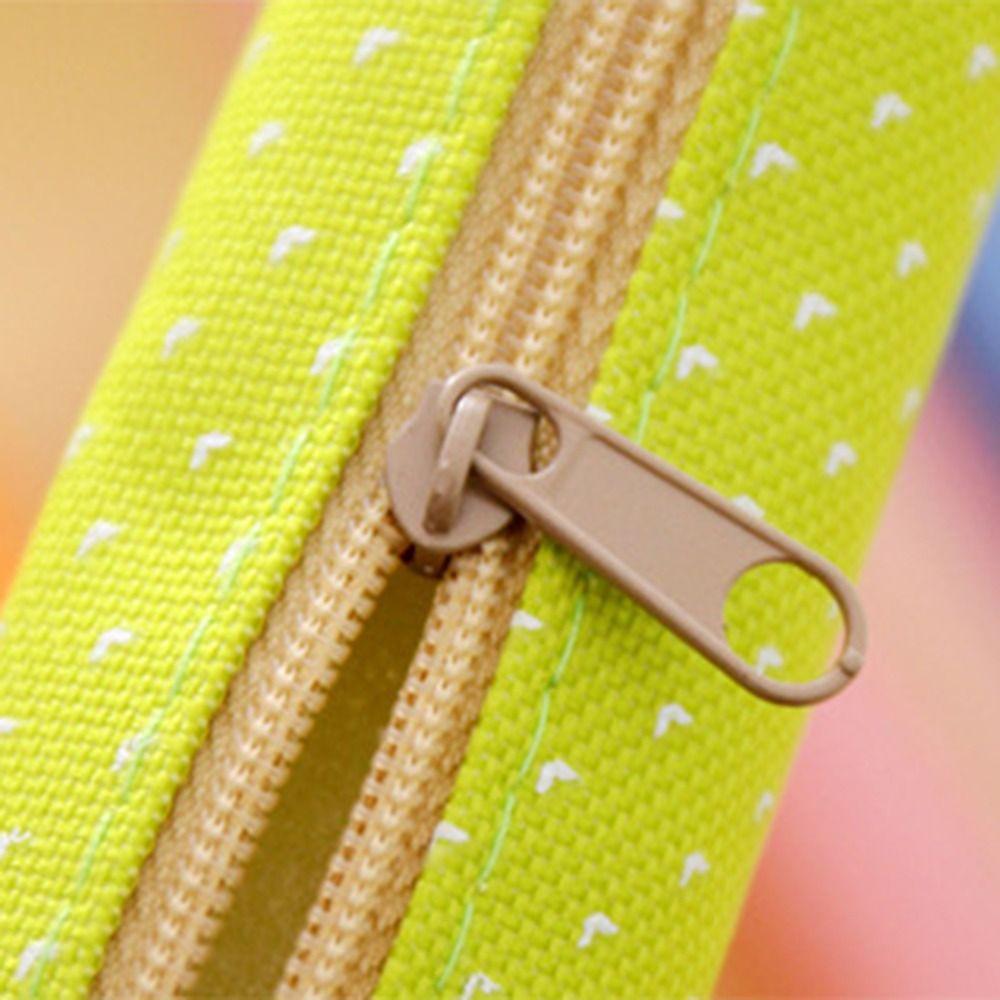 Candy Color Pencil Bag Long Strip Stationery Pouch Stationery Organizer Pens Storage Bag Kids