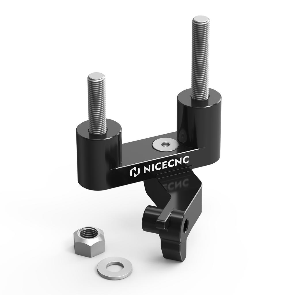 NICECNC For Honda XR650L XR 650L 650 L 1993-2025 2024 Motorcycle Right Footpeg Footrest Foot Peg Mount Bracket Holder Aluminum
