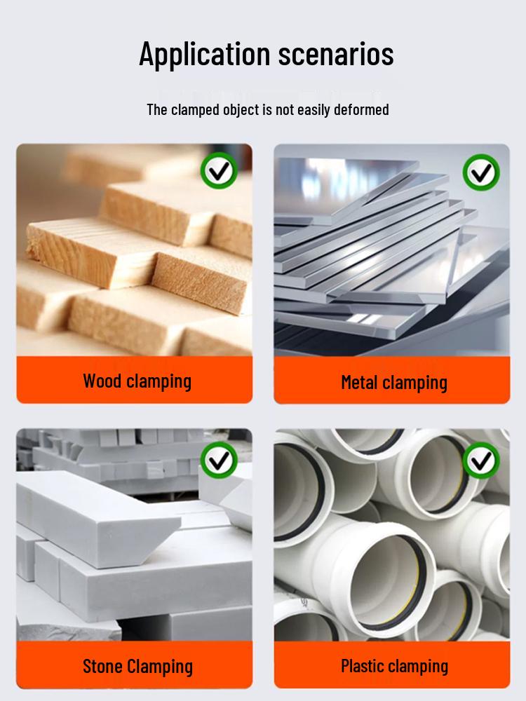 Heavy-Duty Quick Woodworking G-Clamp for Door and Window Fixing