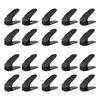 20/40pcs Adjustable Plastic Shoe Rack - Space-Saving Organizer for Hallway, Corridor, Living Room -  Shoe Storage Solution |