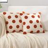 30X50 45X45CM Polka Simple Dot Brown Throw Pillow Cover Nordic Stamping Waist Cushion Cover Decor Home Decorative Pillowcase New