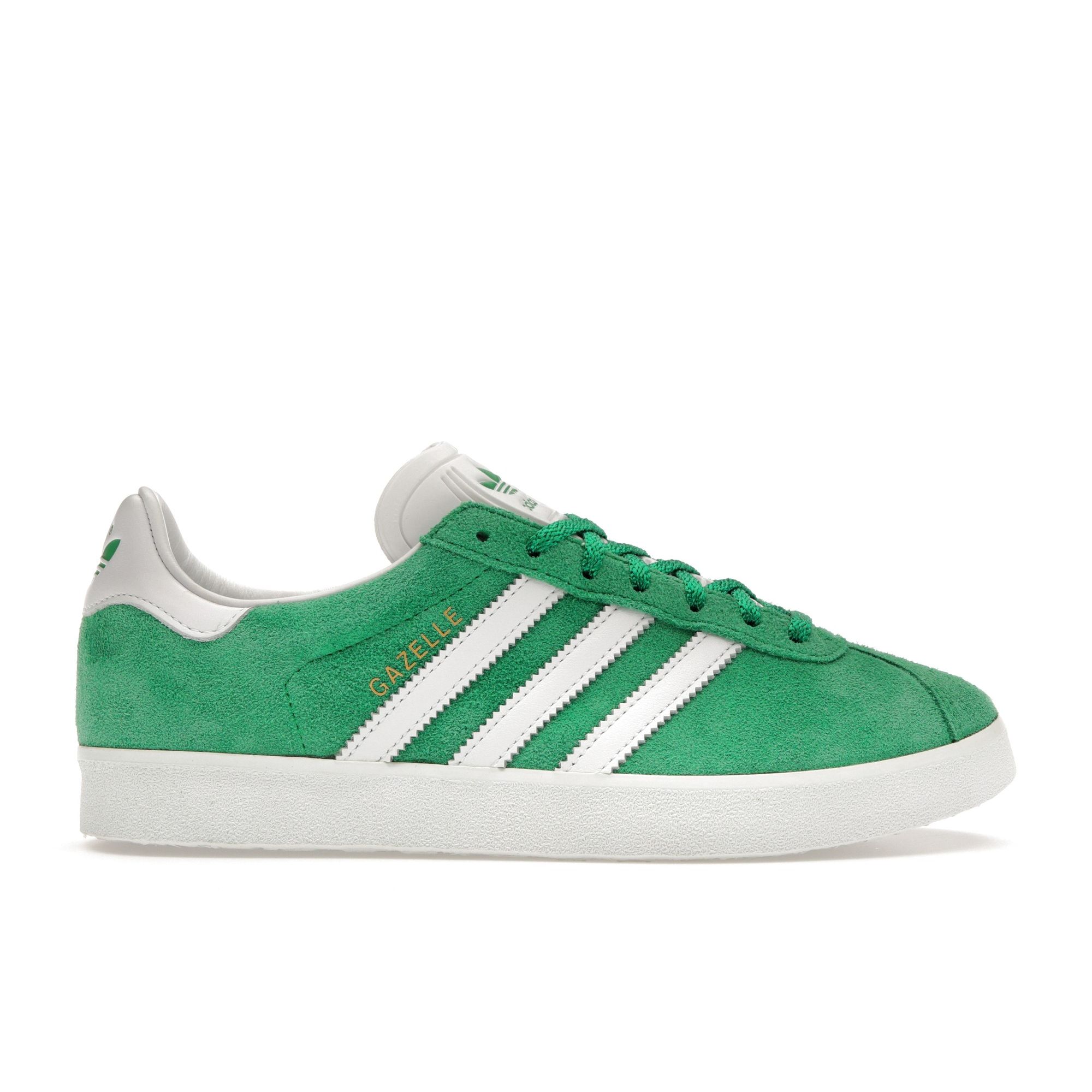 

Кроссовки унисекс adidas Gazelle 85 Green White Cloud-White Gold-Metallic IE2165 44