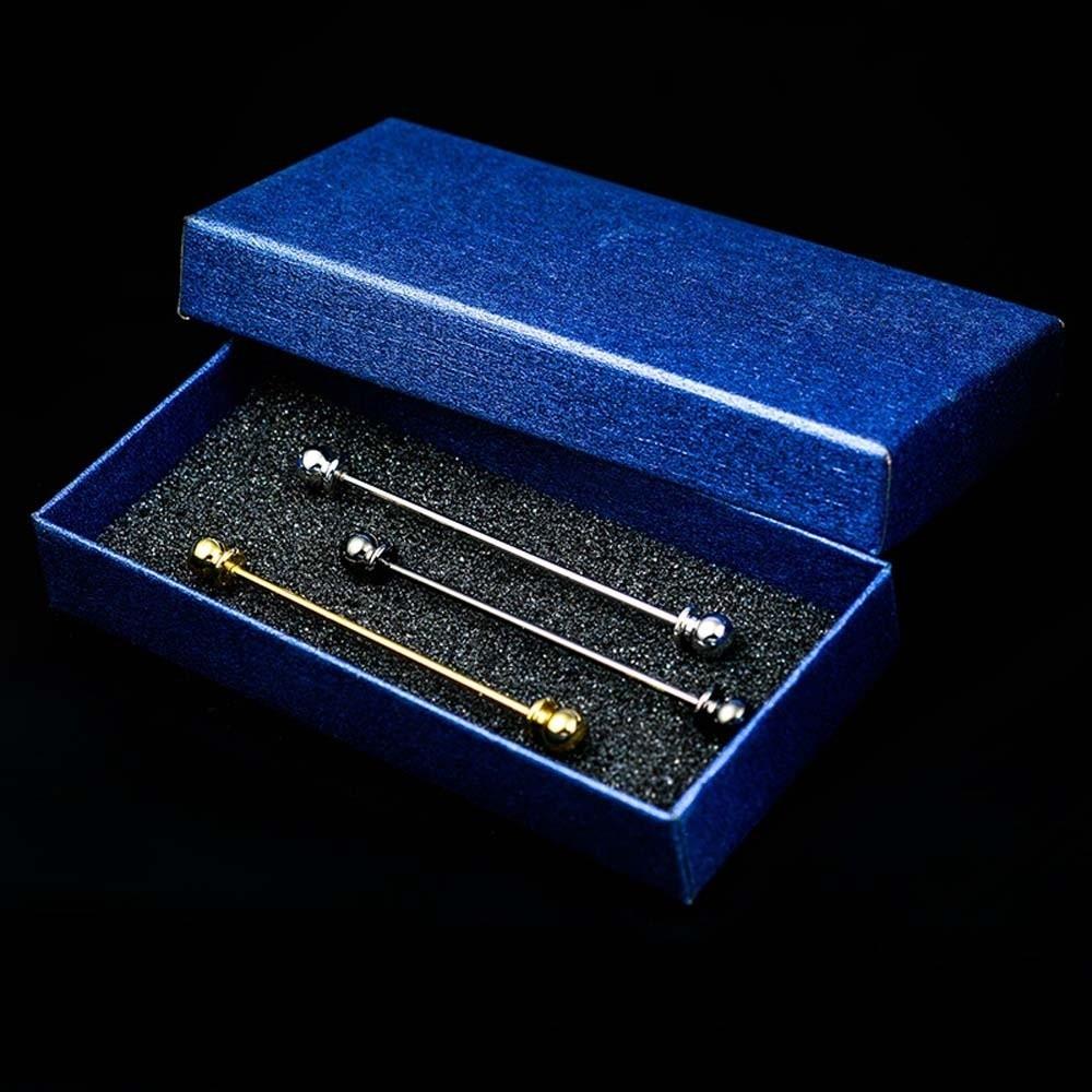 3 pcs Top Hat Design Tie Collar Needles Spiral Buckle Neckline Pins for Shirt  Women