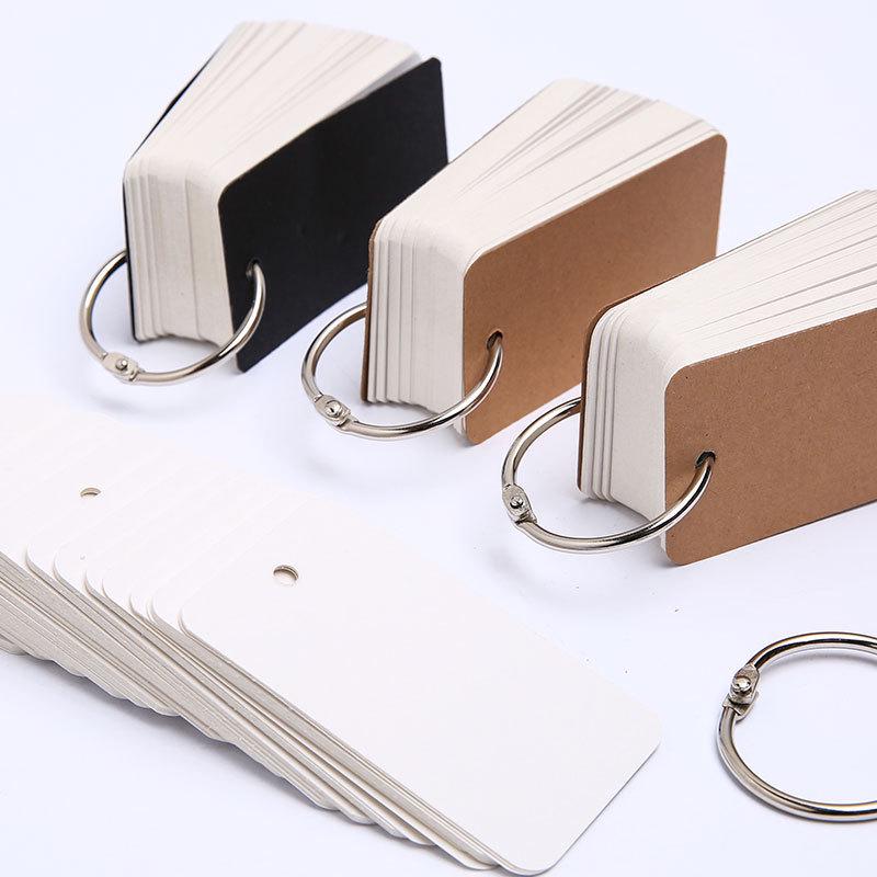 DIY Blank Cardstock for Handwritten English & Pinyin Vocabulary Memory Cards