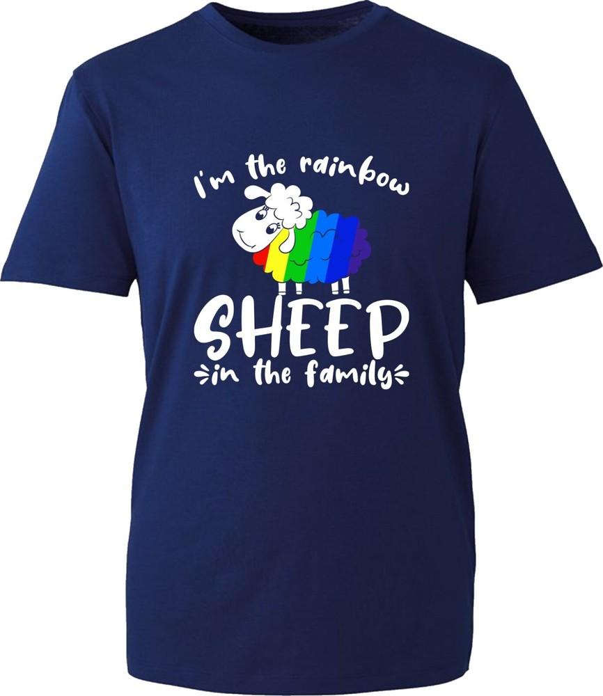 I Am The Rainbow Sheep In The Family TShirt Lgbtqia Pride Unisex Gift Tee Top S