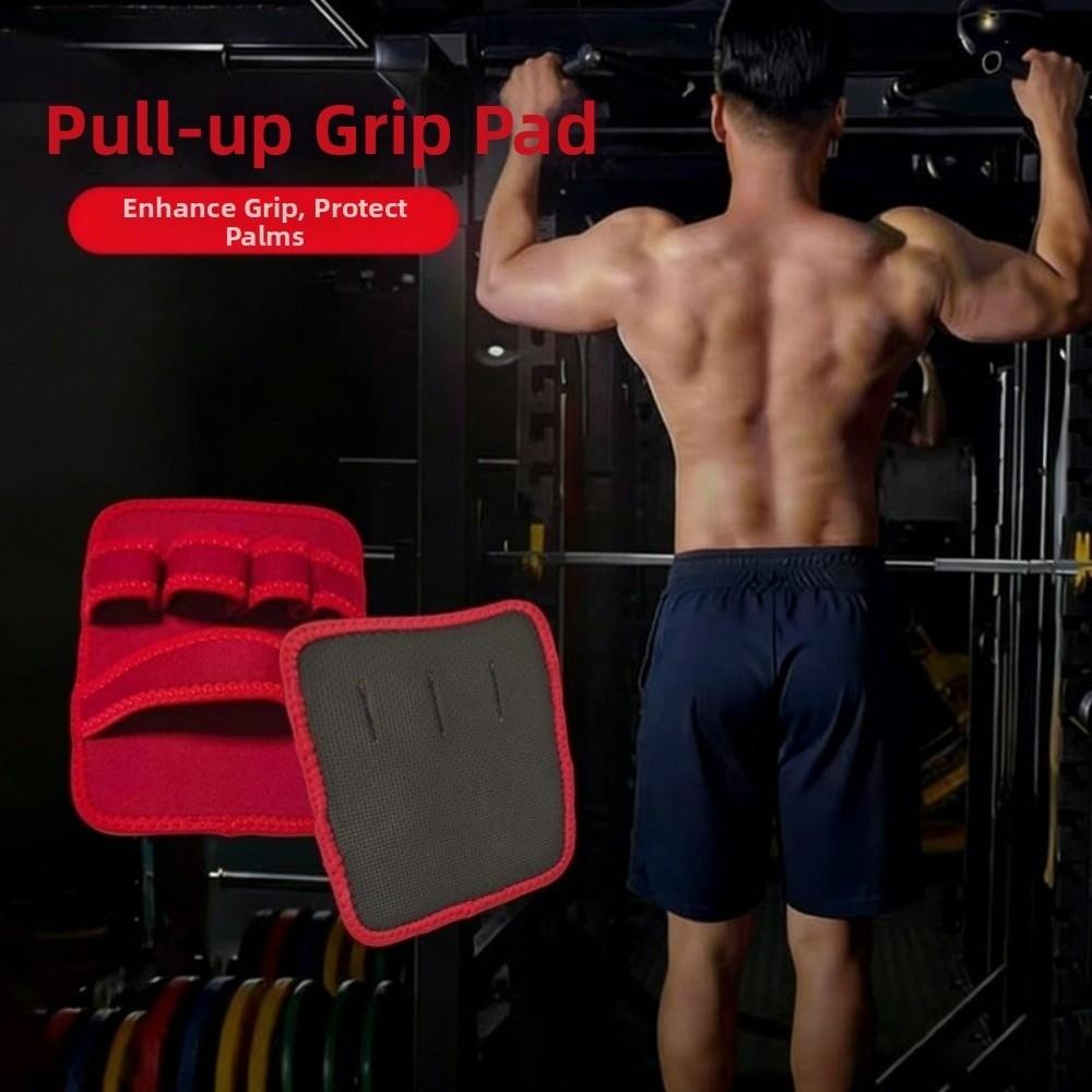 1 Pair Wear Resistant Padding Weightlifting Gloves Anti Slip Grip Gym Gloves Strength Training