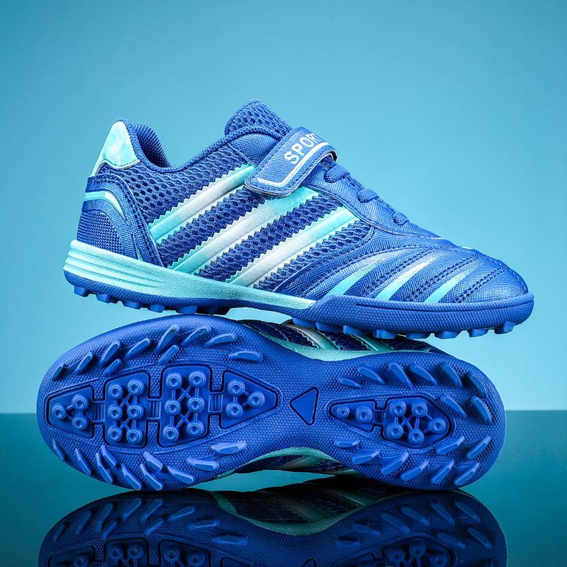 Training Children's Football Shoes Men's Summer Velcro Boys Spikes Children's Mesh Girls 2025 Elementary School Children's Broken