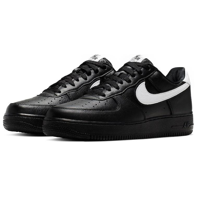 Nike Air Force 1 Comfortable Simple Slip-Resistant Durable Low-Top Skate Shoes Unisex Skate Shoes Black CQ0492-001-2023