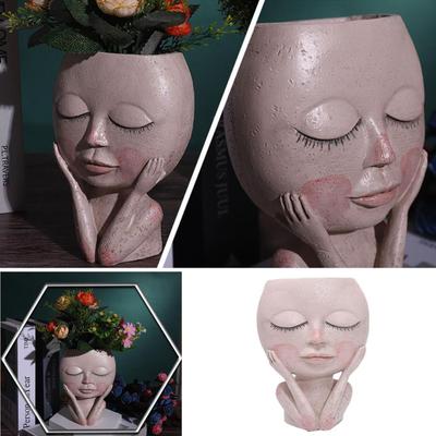 Yaratıcı Sanat Modelleme Heykel Saksı Etli Saksı Bahçe Dekorasyonu