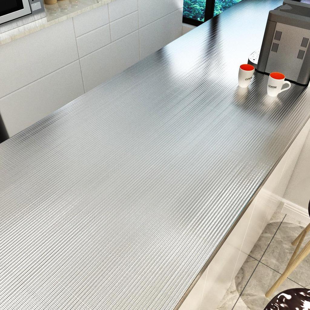 Metall-Stil Tapete Dekorative Selbstklebefolie Gebürstet Silber/Gold Kontaktpapier PVC Wasserdicht Haushaltsgerät DIY Aufkleber