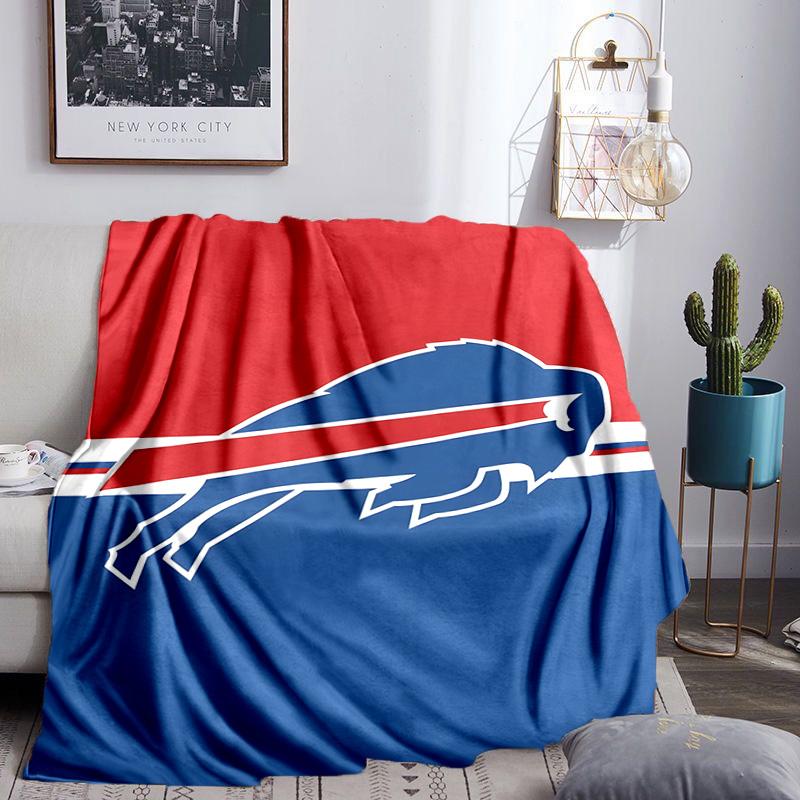 Buffalo Basketball Art Blanket Lightweight Flannel Bedding Blanket Perfect for Travel, Camping, Living Rooms, Offices, Sofas, Fan Christmas Gift