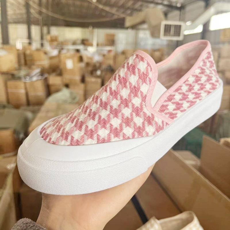 Spring and Autumn New Fashion Women's Single Shoes Canvas Shoes Casual Comfortable Lazy Student Shoes