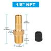 1/4 NPT 1/8 NPT M10 Air Compressor Tanks Fill Valve Anti-Corrosion Brass Schrader Valve Automobile Tire Valve Core Tire Coppe