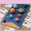 Montessori Childrens Planet Puzzle Wood Learning Toy For Early Education