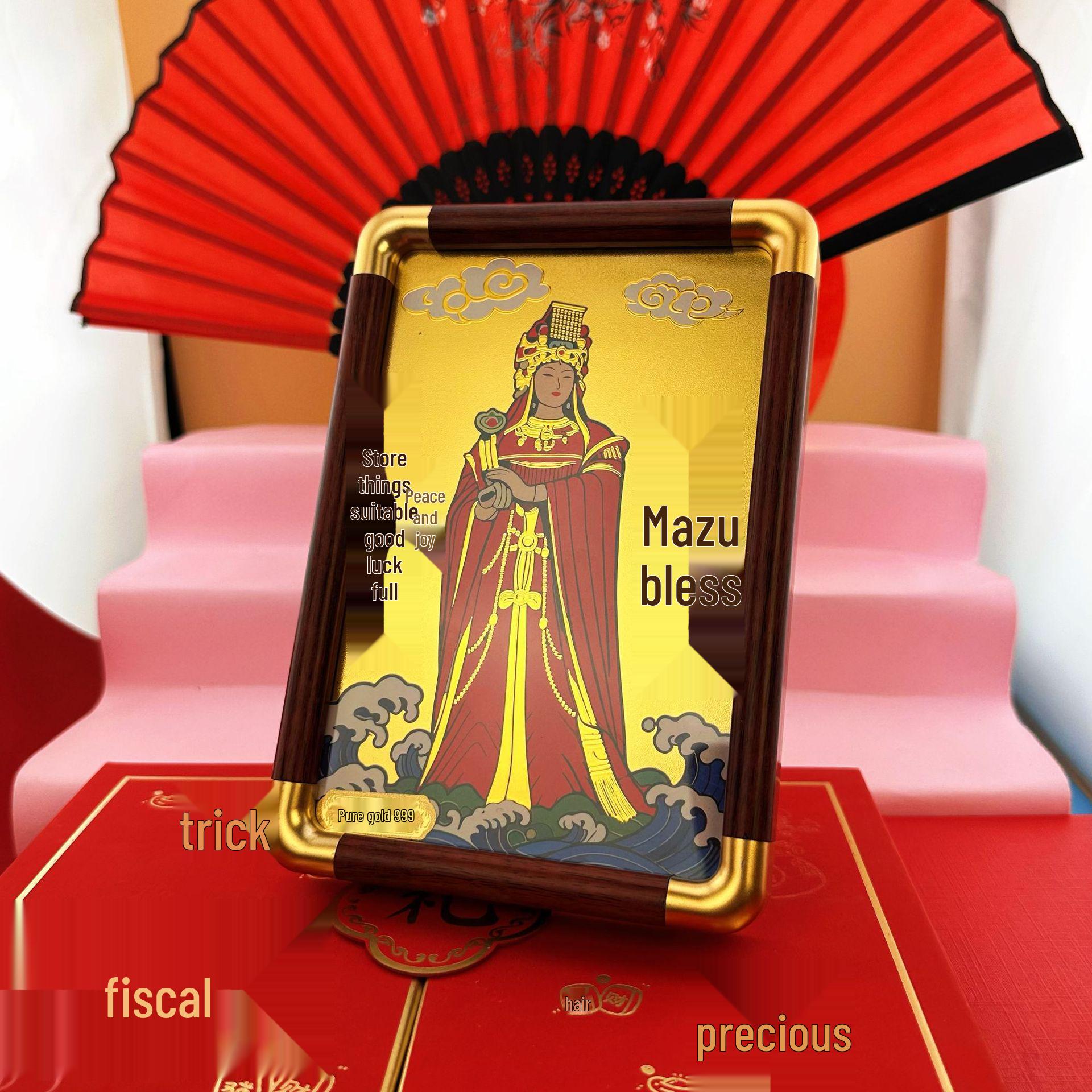 

Golden Fu Gourd with 999 Fine Gold - Perfect Birthday, Opening, or Office Gift