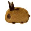 Cute Capybara Storage Bag Made Of Plush Material For School And Office Use