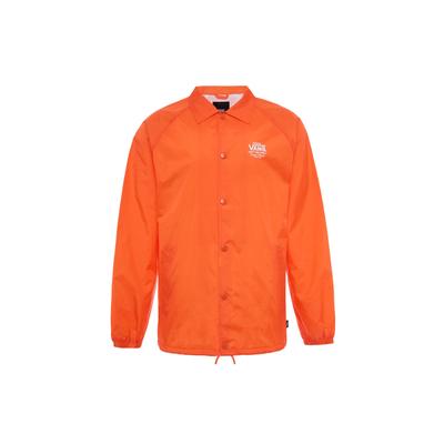 Vans Letter Logo Print Polo Loose Jacket Unisex Jacket Orange VN0002MUFLM