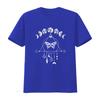 Celestial Moon Phase Moth Crystals Stars Vintage D Cute Tops for Women  T Shirt with Bold Prints Vintage Washed Stretched