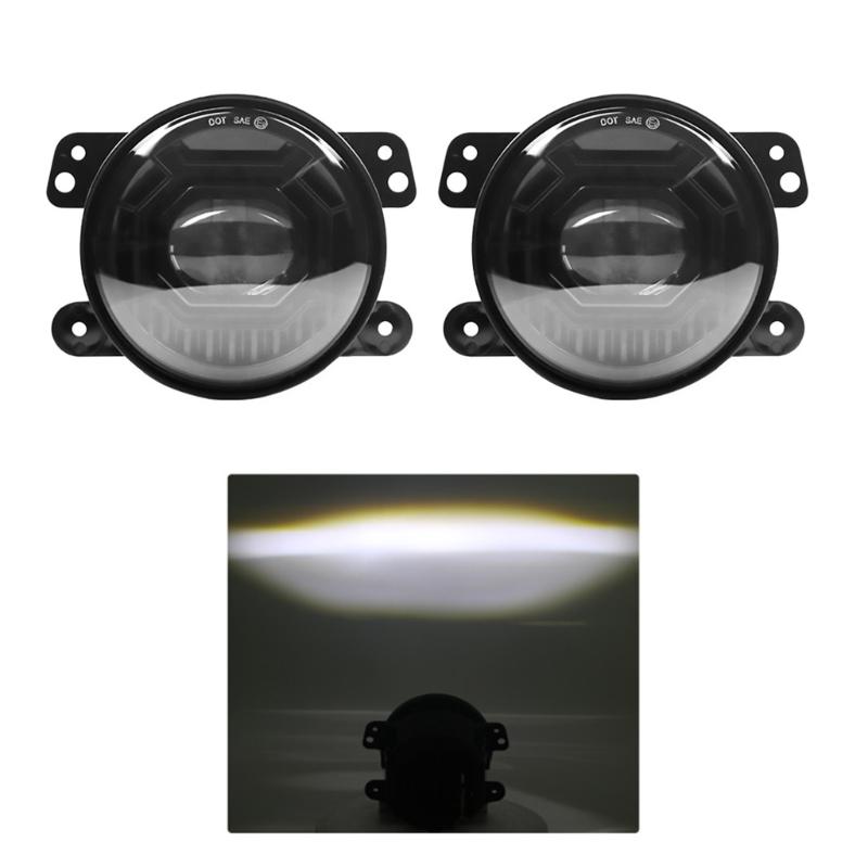 

Мощный светодиодный противотуманный фонарь для использования на бездорожье 12В 24В Питание Простое крепление