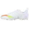 Li Ning Fabric Cushioning Slip Resistant Abrasion Resistant Lightweight Soccer Shoes Men's White ASFS003-1