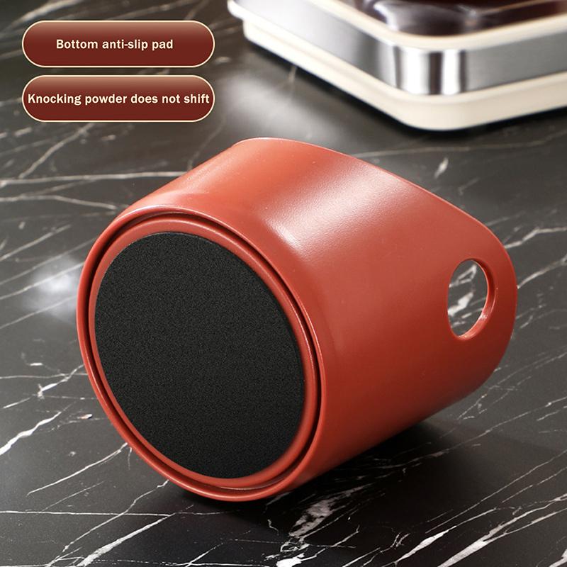 Shock-Absorbent Coffee Knock Box Anti-Slip Espresso Dump Bin For Coffee Grounds With Removable Knock Bar Coffee Grind Waste Bin