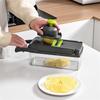 Multifunctional 12/16pcs Vegetable Cutter Slicer Fruit Potato Peeler Carrot Grater Kitchen Accessories Basket Vegetable Slicer