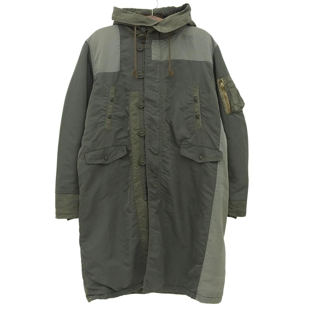 REMIRELIEF Men's Khaki Mod Coat with Fleece Lining, Size L coat L khakiUsed