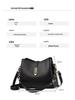Women's 2025 Fashion Bucket Bag - Large Capacity Textured Shoulder & Crossbody