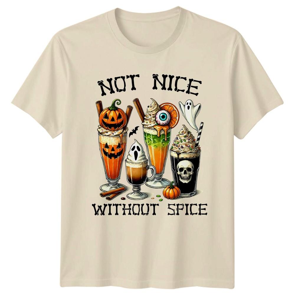 Not Nice Without Spice TShirt Spooky Drinks Halloween Halloween Gift