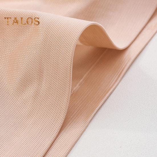 Women Underpants Thin Mesh Patchwork Seamless Mid Waist Butt-lifted Ergonomic Design Fake Butt Padded Butt Enhancer Sponge Hip Pad