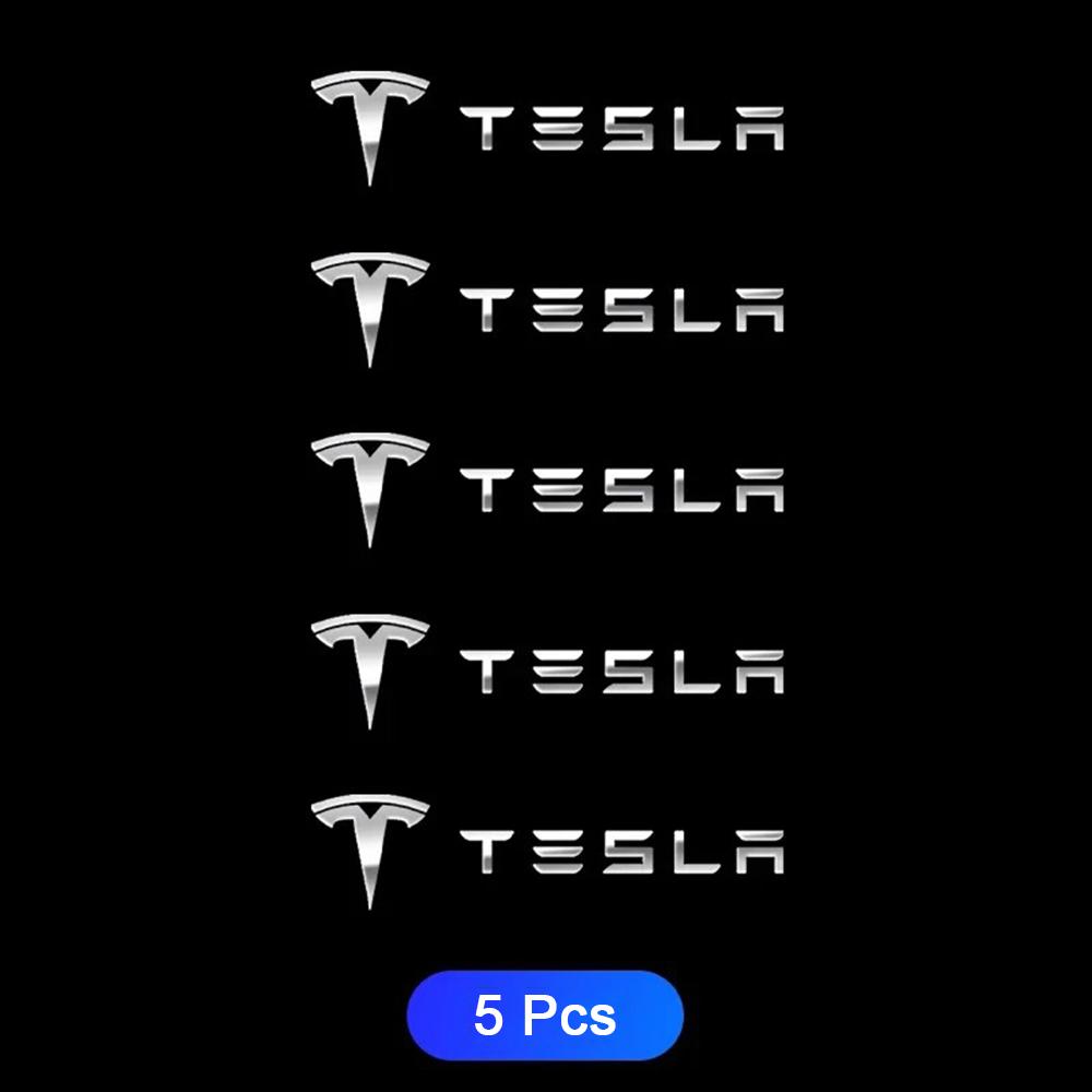 3D Metal Car Decorative Sticker Badge Decal Interior Accessories for Tesla Model 3 Model S X Model Y Roadster SpaceX Cybertruck