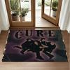 The Cure Design Crystal Velvet Rug Soft Decorative Mat for Bedroom Entrance