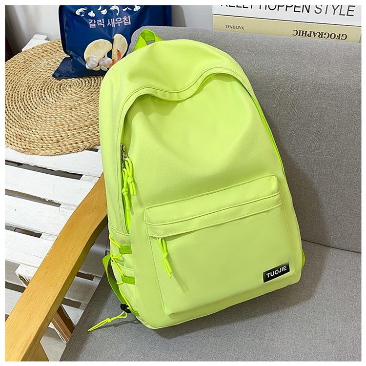 Schoolbag Korean ins new high-value fresh and sweet candy-colored backpack, lightweight and large-capacity backpack for junior and senior high school
