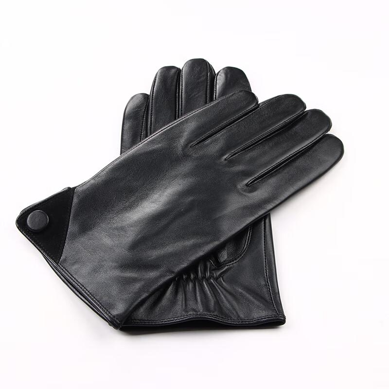 Hengyuanxiang Men's Premium Sheepskin Cycling Gloves