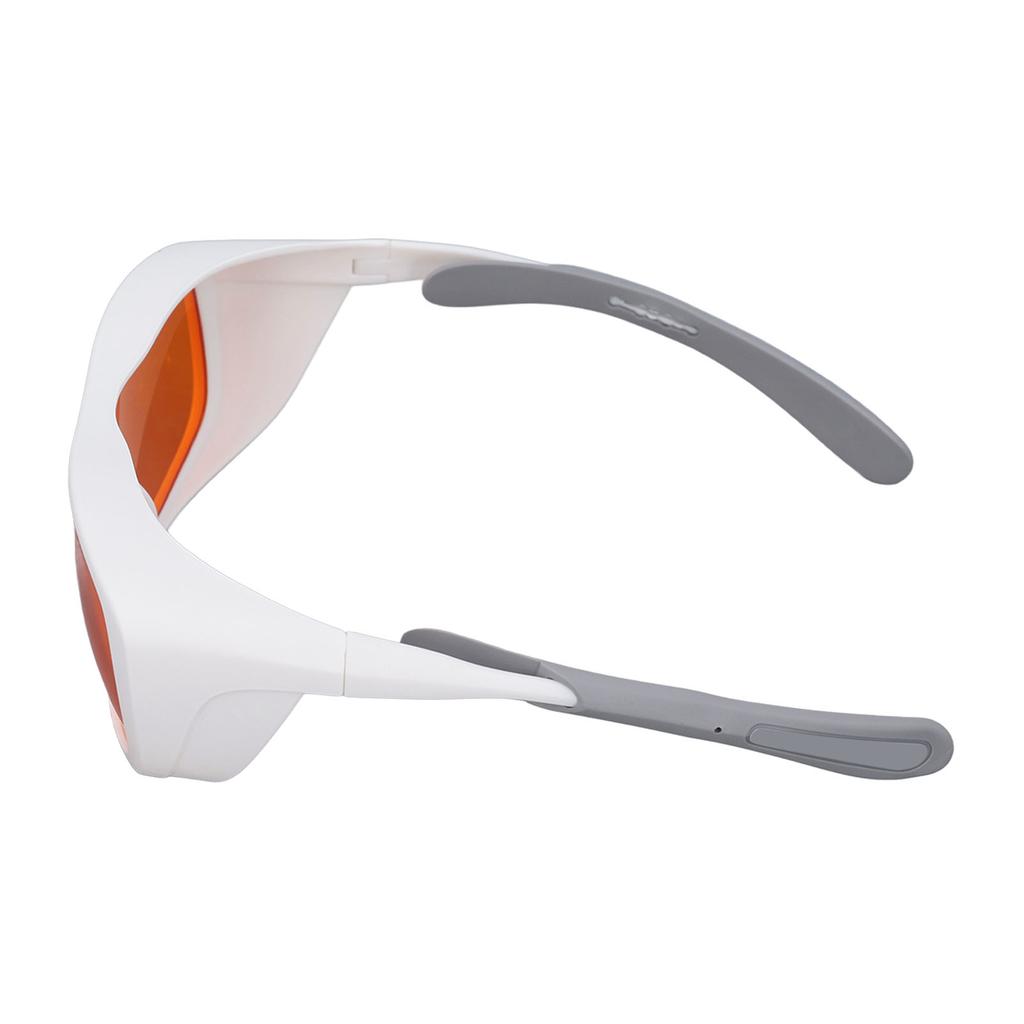 Laser Safety Goggles Plastic Eye Protection Glasses for Fiber Optic Projects 180‑500nm Wavelength White