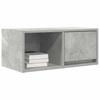 TV Cabinet Concrete Grey 60 x 31 x 25.5 cm Particleboard