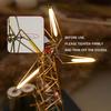 1/2Pcs DIY Rotating Windmill Night Light Kit Handmade Copper Wire Windmill Decoration with LED Light Spinning Blade Windmill Decorative Lamp