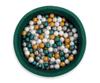 Minky dry pool H-30 cm with 300 balls - bottle green
