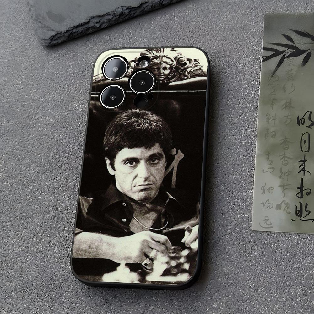 Scarface Tony MontanaS Phone Case Funda For Iphone 13 17 16 11 15ProMax 14 12 Pro Xs Max Mini Xr X 7 8 6 6s Plus Covers