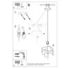 Lampa Wisząca Tulip 1 E27 Czarny Sollux Sl.0667