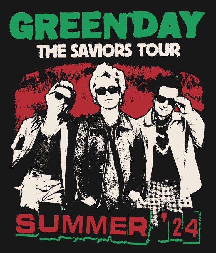 

Green Day Band The Savior Tour Graphic Print Unisex AHN00219 Unisex T-Shirt XXXL