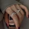 Multi-layer Crossed Line Ring Women's Fashionable Index Finger Ring Personality Ins Ring