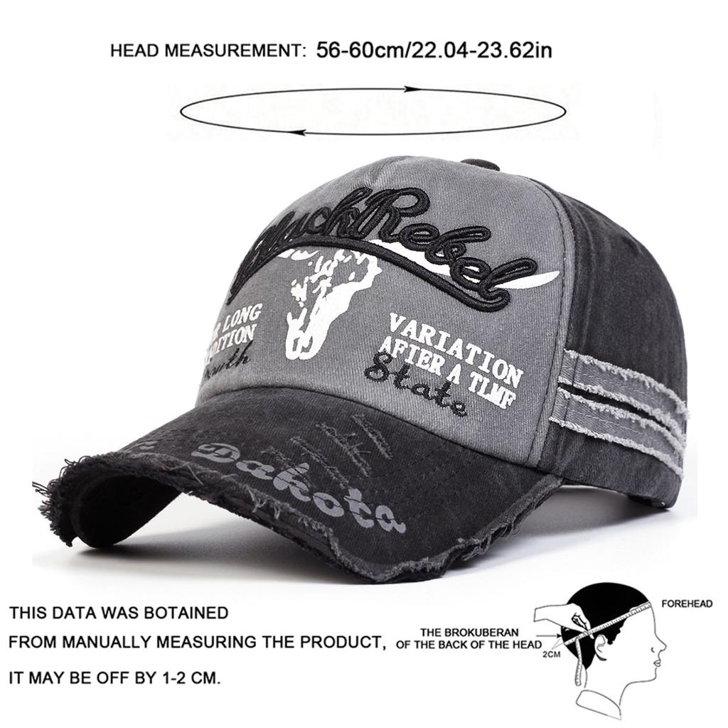 Fashion Letter Embroidery Men Hat Outdoor Sports Travel Baseball Cap Women Hip Hop Caps Designer Hats Broken Hole Hat Washed Hat