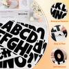 20 Sheets Bulletin Board Letters 4 Inch Letter Stickers 180 PCS Large Alphabet Stickers Vinyl Self Adhesive Stick on Letters for Poster Board