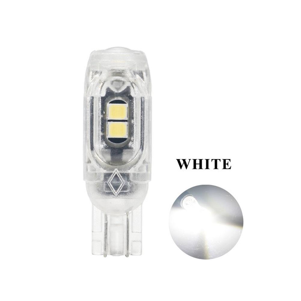 T10 LED žiarovka do auta Signálna lampa Denné svietenie 7 farebných možností